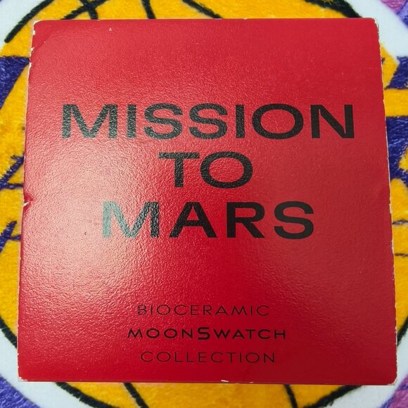 NWT Swatch X Omega Moonswatch Mission To The Mars Watch - Picture 4 of 4